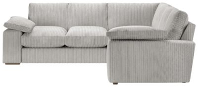 Collection - Phoebe Extra Large Dual Facing Corner Sofa - Grey